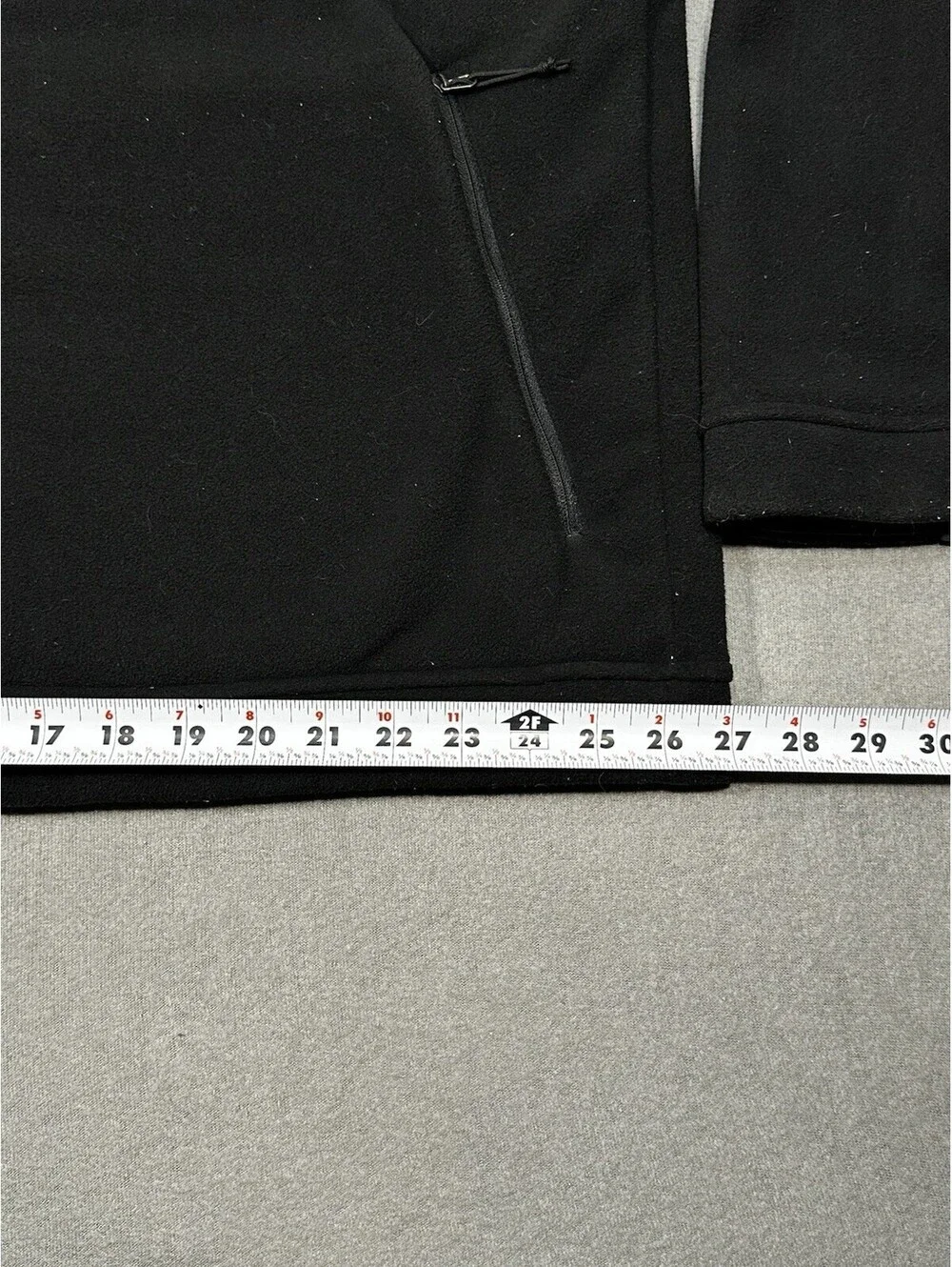 The North Face Men’s XXL Full Zip Fleece Jacket Black Gray Soft Shell